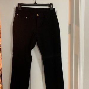 INC Black Straight Leg Pant